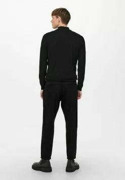 Only & Sons ONSAVI BEAM - Chino - Black -Only & Sons Soldes Boutique f3c536151d50438ab02a84c647078c8a