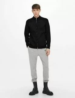 Only & Sons REISSVERSCHLUSS - Gilet - Black -Only & Sons Soldes Boutique f47a071cc3d74bc6ac471026f441b772