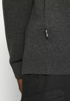 Only & Sons ONSALEX ROLL NECK - Pullover - Dark Grey Melange -Only & Sons Soldes Boutique f4a2e14453dc4239a967ebacfc9f0212