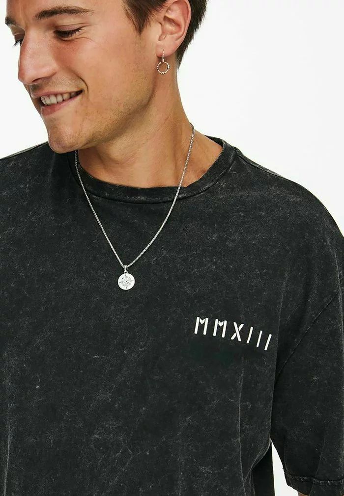 Only & Sons T-shirt Imprimé - Black 4 Only & Sons T-shirt Imprimé - Black – Image 4