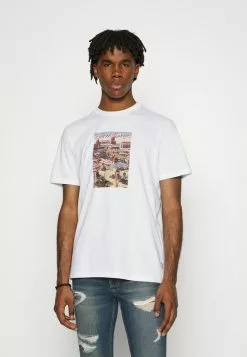 Only & Sons ONSIB REG TEE - T-shirt Imprimé - Bright White