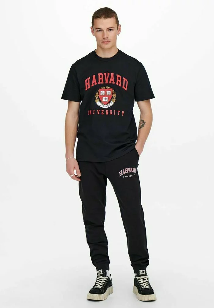 Only & Sons HARVARD - Pantalon De Survêtement - Black 2 Only & Sons HARVARD - Pantalon De Survêtement - Black – Image 2