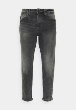 Only & Sons ONSAVI BEAM LIFE CROP - Jeans Fuselé - Grey Denim