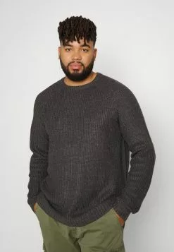 Only & Sons ONSKELVIN CREW NECK - Pullover - Dark Grey Melange