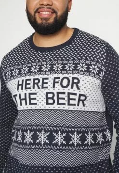 Only & Sons ONSXMAS GRUMPY BEER - Pullover - Dark Navy -Only & Sons Soldes Boutique fa716675b10c4cf39755c777069bb2f7