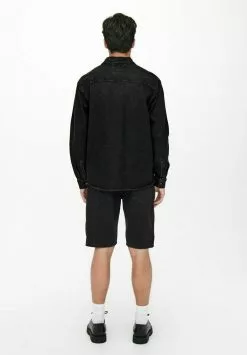 Only & Sons Veste En Jean - Black Denim -Only & Sons Soldes Boutique faa6c0a5de09416e8b953752ae6249d2