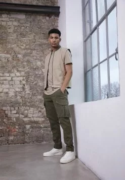 Only & Sons ONSMATT LIFE LONGY TEE 7 PACK - T-shirt Basique - Dark Blue/bordeaux/khaki