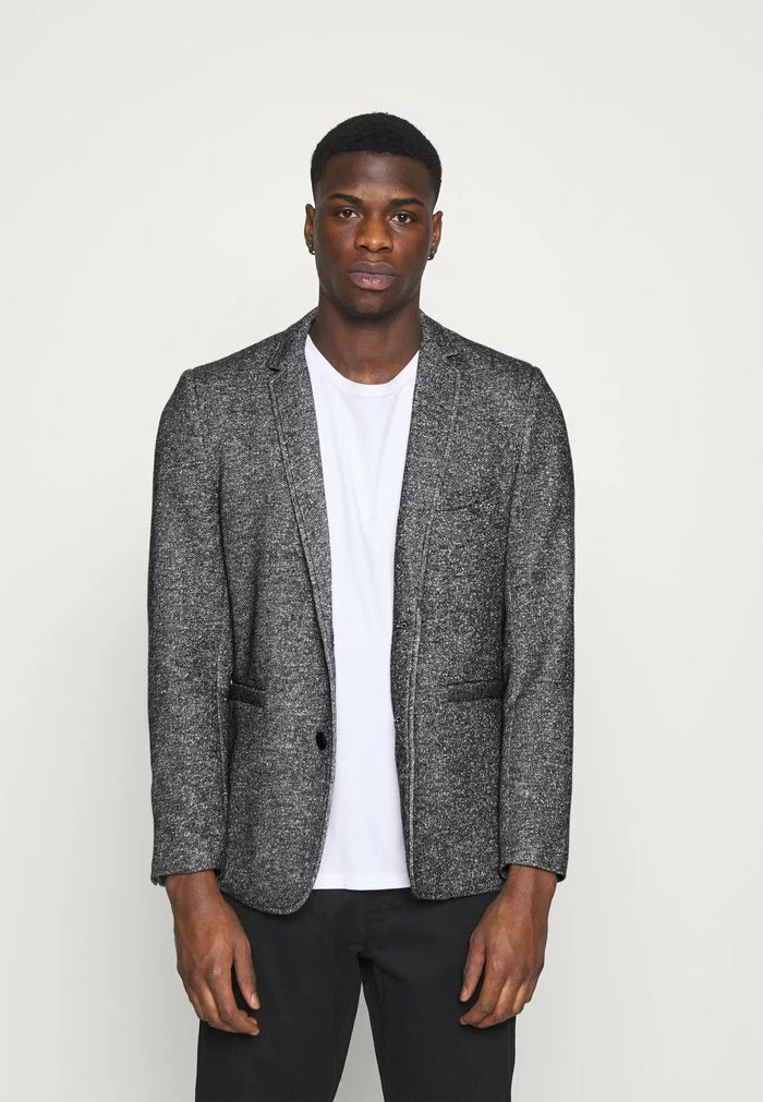 Only & Sons ONSMATTI KING CASUAL - Blazer - Dark Grey Melange 1 Only & Sons ONSMATTI KING CASUAL - Blazer - Dark Grey Melange