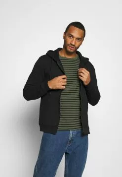 Only & Sons ONSCERES LIFE ZIP HOODIE - Sweat à Capuche Zippé - Black