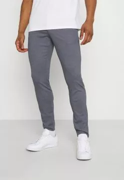 Only & Sons ONSMARK TAP PANT CHECK - Pantalon Classique - Dark Navy