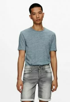 Only & Sons ALBERT - T-shirt Basique - Blue Glow