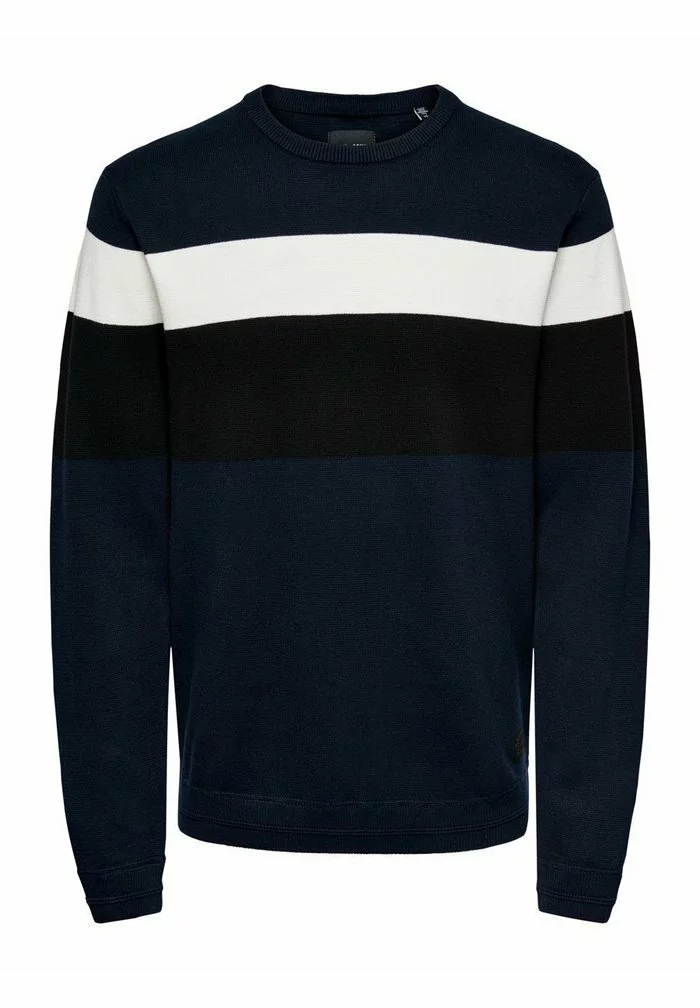 Only & Sons Pullover - Dress Blues 1 Only & Sons Pullover - Dress Blues