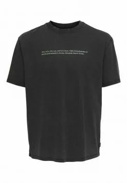 Only & Sons T-shirt Imprimé - Black -Only & Sons Soldes Boutique fd1700489c6f4643af18bddfe4630a59