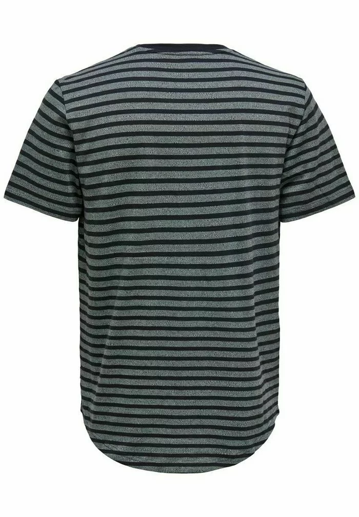 Only & Sons GESTREIFT - T-shirt Imprimé - Dark Navy 5 Only & Sons GESTREIFT - T-shirt Imprimé - Dark Navy – Image 5