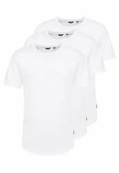 Only & Sons ONSMATT LONGY TEE 3 PACK - T-shirt Basique - White -Only & Sons Soldes Boutique fe4a1c5f52da4d758215df071cd7b19e