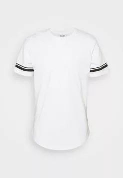 Only & Sons ONSMATT LIFE LONGY STRIPE - T-shirt Imprimé - White -Only & Sons Soldes Boutique feb29aebdb5d4449b4bb1b763f6b601d