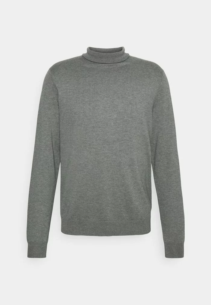 Only & Sons ONSWYLER LIFE ROLL NECK - Pullover - Medium Grey Melange 1 Only & Sons ONSWYLER LIFE ROLL NECK - Pullover - Medium Grey Melange